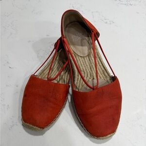 Eileen Fisher Women's Orange Espadrille Flats